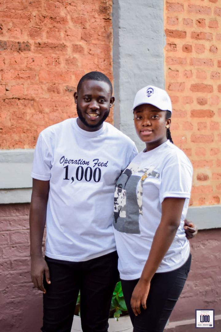 Full group at orphanage